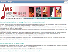 Tablet Screenshot of jugendmusikschule-breisach.de